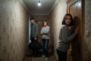 Розлючена свекруха вимагає ключі після ремонту у невістки в коридорі квартири