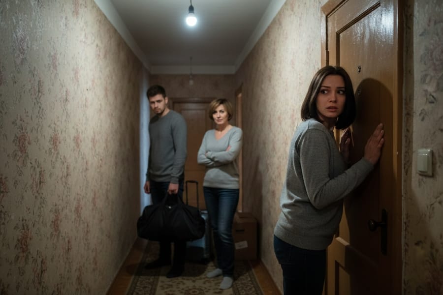 Розлючена свекруха вимагає ключі після ремонту у невістки в коридорі квартири