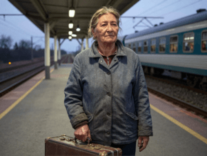 Жінка повертається із заробітків додому на поїзді, реальна історія про маму та сина