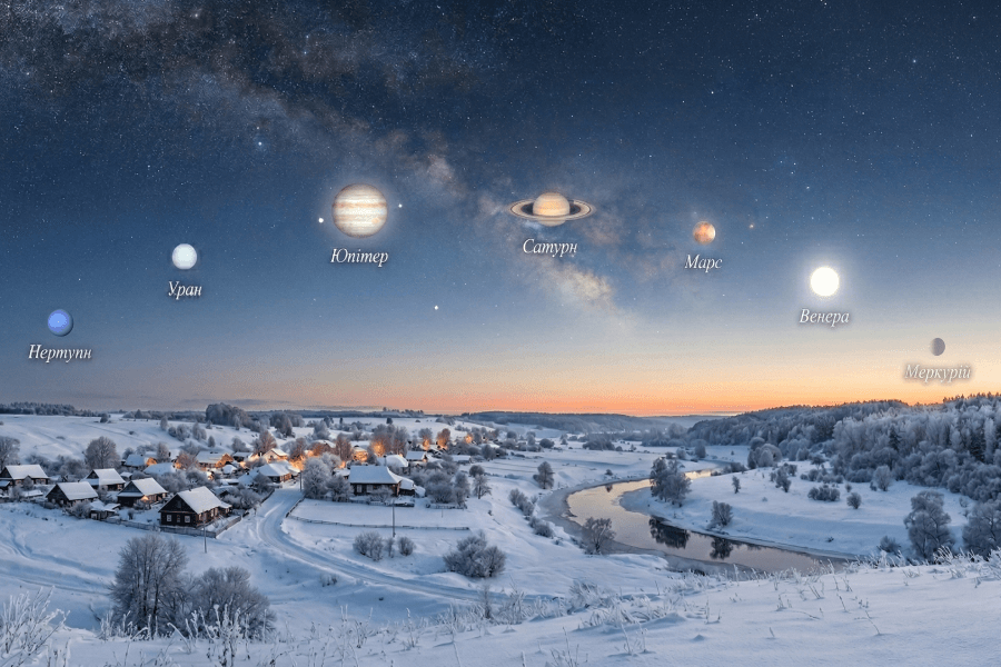 парад планет 2026